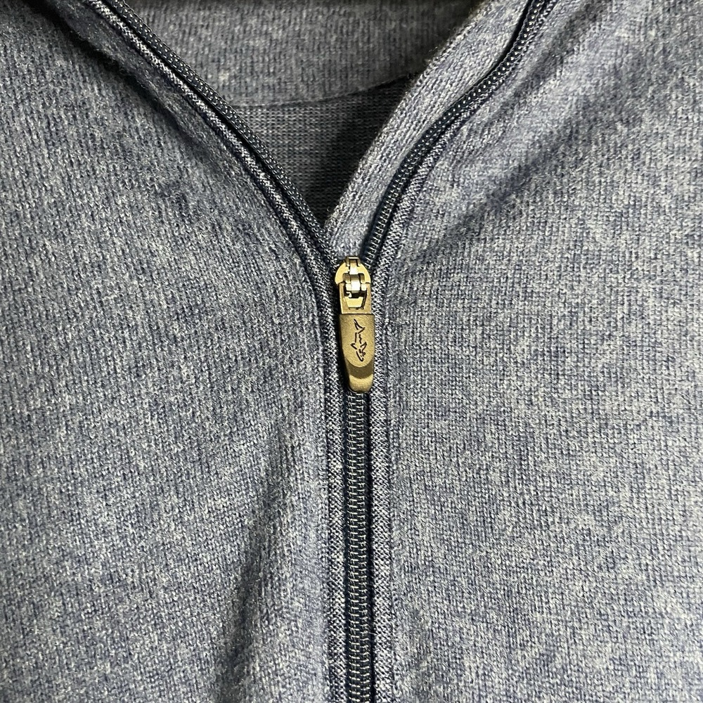 Greg Norman 1/4 zip pullover Sweater Blue Size Medium - Picture 4 of 6
